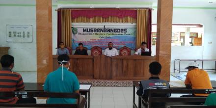 Musrenbangdes Penetapan Perubahan APBDes Desa Banjar 2020